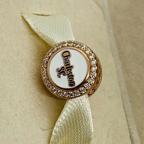 🔥🔥Pandora Charleston SC Exclusive Dangle Charm south Carolina Flag Pendant - Picture 3 of 7